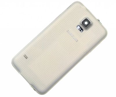 Лот: 13297020. Фото: 1. Корпус Samsung G900/S5 Белый. Корпуса, клавиатуры, кнопки
