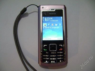 Лот: 199229. Фото: 1. Nokia N72 pink. Кнопочные мобильные телефоны