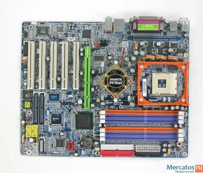 Лот: 7269674. Фото: 1. Gigabyte GA-8IK1100, mPGA 478... Материнские платы