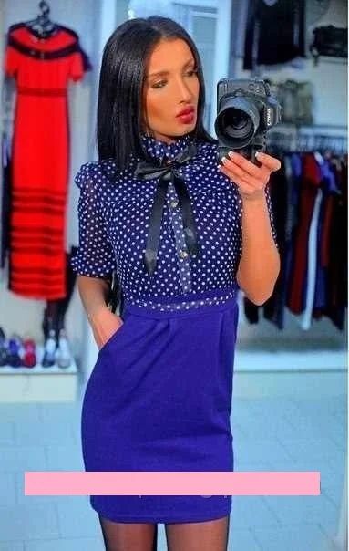 Лот: 3744444. Фото: 1. Платье горох. Платья