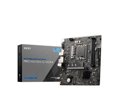 Лот: 24674026. Фото: 1. MSI PRO H610M-G DDR4 + Intel... Комплекты запчастей