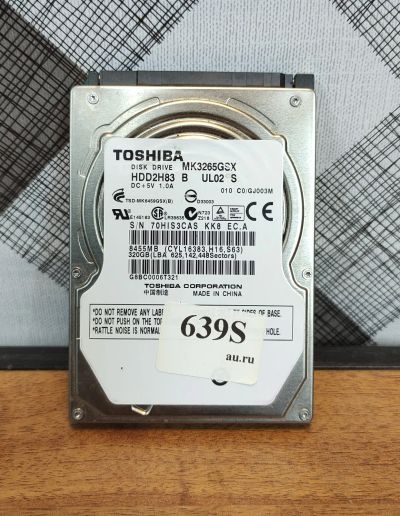 Лот: 19377321. Фото: 1. Жесткий диск SATA-II 2,5 Toshiba... Жёсткие диски (HDD)
