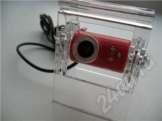 Лот: 188152. Фото: 1. WEBкамера,цвет красный. Веб-камеры
