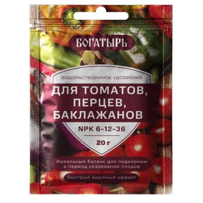 Лот: 24692055. Фото: 1. Удобрение Богатырь, для томатов... Удобрения, химия
