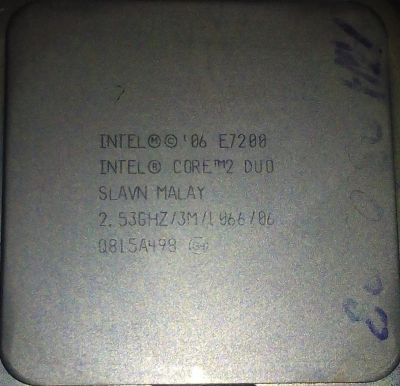 Лот: 12576031. Фото: 1. Intel® Core™2 Duo Processor E7200. Процессоры