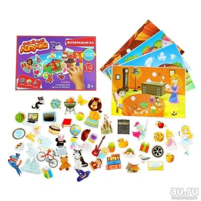 Лот: 8312834. Фото: 1. Игра-конструктор на липучках... Конструкторы