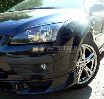 Лот: 14356499. Фото: 1. Реснички узкие на фары Ford Focus... Детали тюнинга