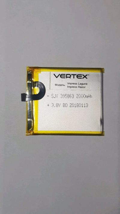 Лот: 15673187. Фото: 1. Аккумулятор для Vertex Impress... Аккумуляторы