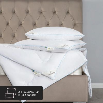 Лот: 22336911. Фото: 1. Комплект из 2 подушек Linen, льняное... Одеяла, подушки