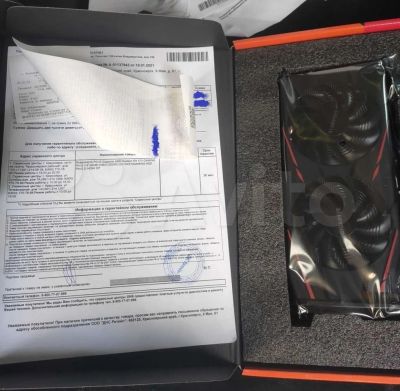 Лот: 17176229. Фото: 1. Видеокарта новая 8gb radeon RX570... Видеокарты