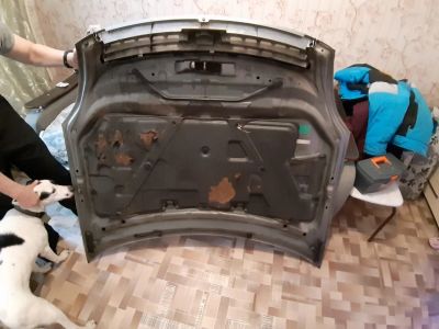Лот: 15264884. Фото: 1. Капот от Nissan Teano 2003 г. Кузов