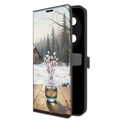 Лот: 25383039. Фото: 1. Чехол Krutoff Eco Book "Верба... Чехлы, бамперы