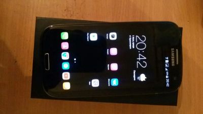 Лот: 7636654. Фото: 1. Samsung Galaxy s3 Duos onyx black. Смартфоны