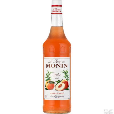 Лот: 18034310. Фото: 1. Сироп Monin Персик 1л. Приправы, специи