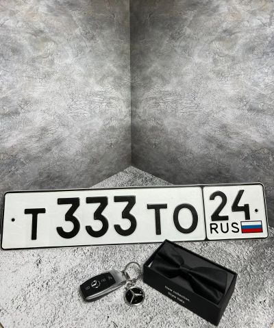 Лот: 19893774. Фото: 1. гос номер Т 333 ТО24. Госномера