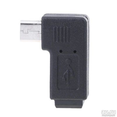 Лот: 13985435. Фото: 1. Переходник mini USB на micro USB... Дата-кабели, переходники