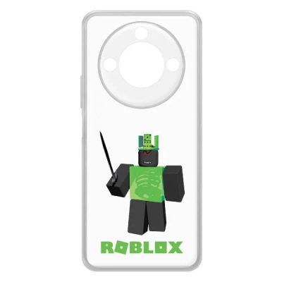 Лот: 25086682. Фото: 1. Чехол Krutoff Clear Case Roblox... Чехлы, бамперы