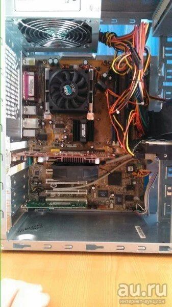 Лот: 8074360. Фото: 1. Комплект Asus P4C800 + Pentium... Материнские платы