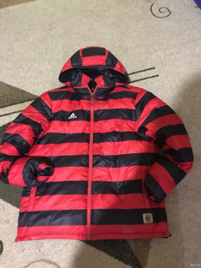 Лот: 14585859. Фото: 1. Пуховик Adidas двусторонний. Верхняя одежда