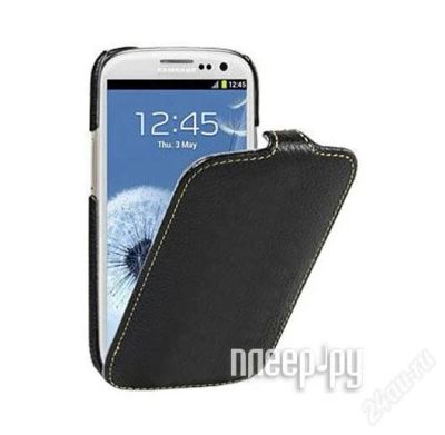 Лот: 2585469. Фото: 1. Кожаный чехол-книжка для Samsung... Чехлы, бамперы