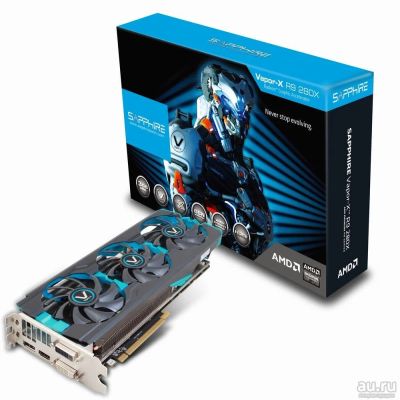 Лот: 13232030. Фото: 1. Видеокарта Sapphire Radeon R9... Видеокарты