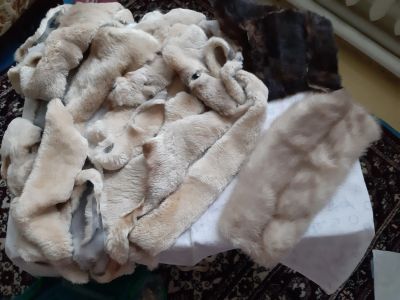 Лот: 18153054. Фото: 1. натуральный мех на поделки. Авторские куклы, игрушки, поделки