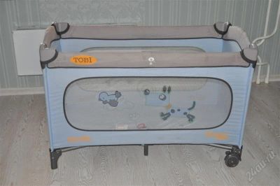 Лот: 1807971. Фото: 1. продам кровать-манеж tobi. Манежи