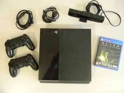 Лот: 7759331. Фото: 1. PlayStation 4+Camera+Игры. Игровые приставки, консоли