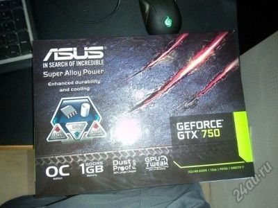 Лот: 5843282. Фото: 1. Видеокарта Geforce GTX 750. Видеокарты