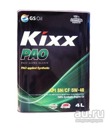 Лот: 14826026. Фото: 1. Kixx PAO SN/CF/C3 5W-30 4L (масло... Масла, жидкости