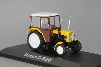 Лот: 15856948. Фото: 1. Трактор №91 Ursus C-330 1:43 Деагостини. Автомоделизм