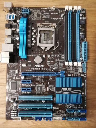 Лот: 18862496. Фото: 1. Материнская плата Asus p8h61 evo. Материнские платы