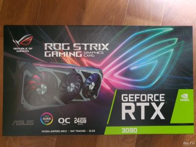 Лот: 17668018. Фото: 1. ASUS ROG Strix GeForce RTX 3090... Видеокарты