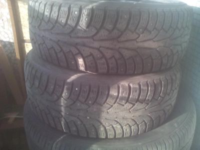 Лот: 6286997. Фото: 1. Пара колёс 205\55\16 nokian hakkapeliitta... Шины