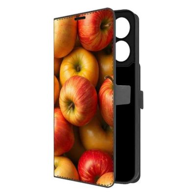 Лот: 25542022. Фото: 1. Чехол Krutoff Eco Book "Яблоки... Чехлы, бамперы