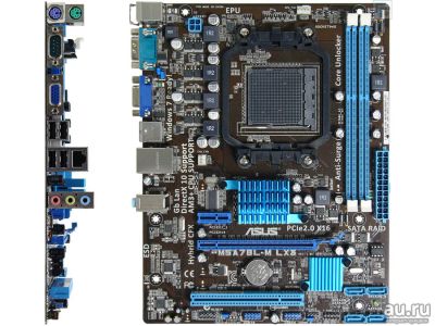 Лот: 8146656. Фото: 1. ASUS M5A78L-M LX3. Материнские платы