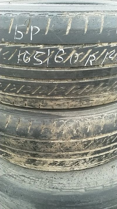 Лот: 15926274. Фото: 1. 165/60 R14 Bridgestone пара. Шины