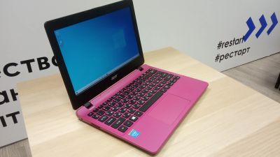 Лот: 15245154. Фото: 1. Розовый нетбук ACER на SSD. Ноутбуки