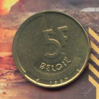 Лот: 8775698. Фото: 1. Бельгия 5 франков 1987. Европа