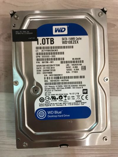 Лот: 18603268. Фото: 1. Жесткий диск Wd 1tb. Жёсткие диски (HDD)