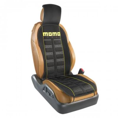 Лот: 5480158. Фото: 1. Накидка System MOMO-101 BK/YE. Чехлы, коврики, оплетки руля