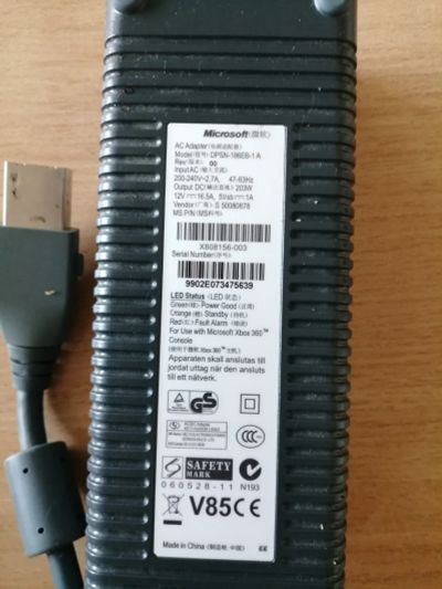 Лот: 15944975. Фото: 1. Блок питания для xbox 360. Зарядные устройства, блоки питания для бытовой техники