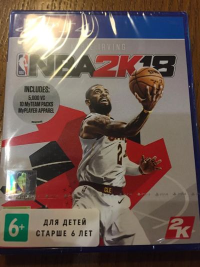Лот: 10502143. Фото: 1. NBA2K18 новый в упаковке. Игры для консолей