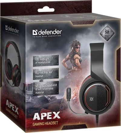 Лот: 22146080. Фото: 1. ГАРНИТУРА СТЕРЕО DEFENDER APEX. Наушники, гарнитуры
