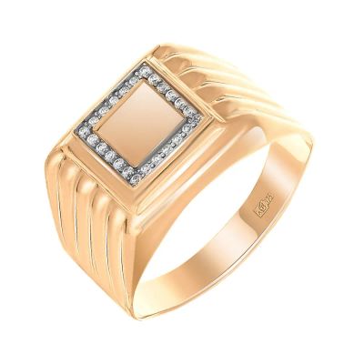Лот: 23870255. Фото: 1. Кольцо-печатка TALANT из золота... Кольца, перстни