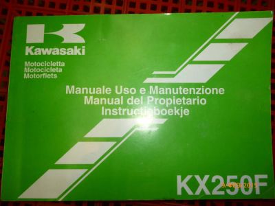 Лот: 6909528. Фото: 1. Книжка manual Kawasaki kx 250... Другое (мототехника)