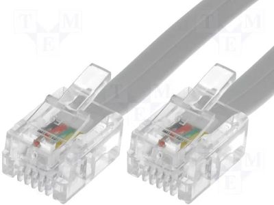 Лот: 5507910. Фото: 1. Кабель телефонный RJ11. Шлейфы, кабели, переходники