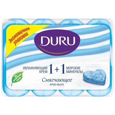 Лот: 24084863. Фото: 1. Мыло Duru, 1+1 Морские минералы... Уход за телом