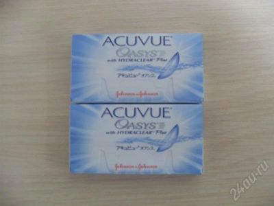 Лот: 700228. Фото: 1. Контактные линзы Acuvue Oasys... Контактные линзы