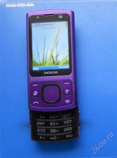 Лот: 1787833. Фото: 1. Nokia 6700 slide purple. Кнопочные мобильные телефоны